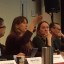 Mariana Diaz-Wionczek addresses the audience at the AJC meeting in March 2014.

Also pictured, L-R: Andres Henriquez, Mariana, Lisa Tripp, Rick Fry, and Andrea Foster.