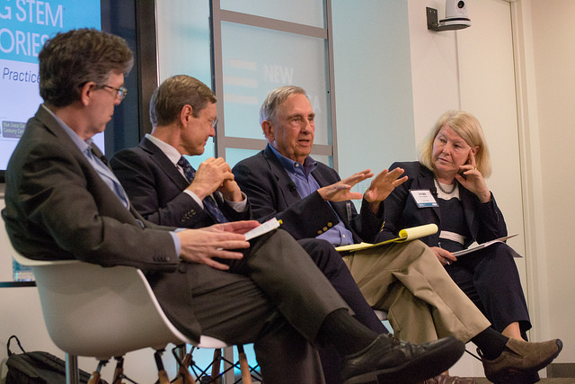 L-R: Michael Levine, Doug Clements, Mike Smith, and Vivien Stewart. Photo: New America