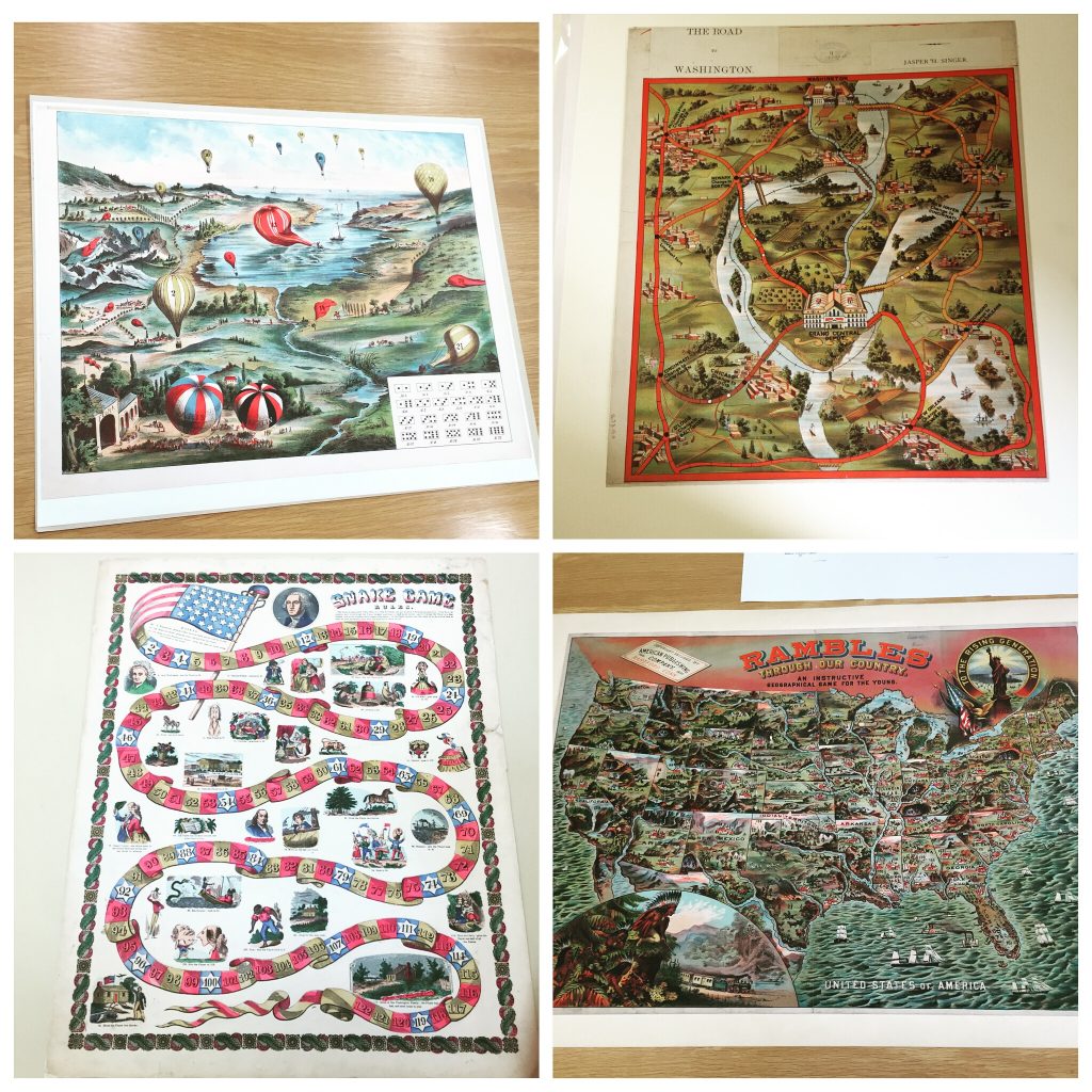 A sampling of the historical games reviewed during the workshop.